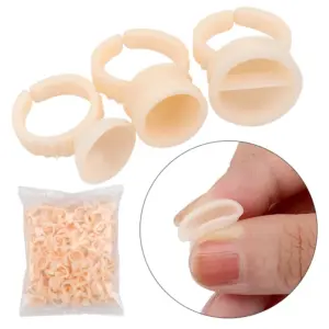 Anillo silicona para adhesivo pestañas
