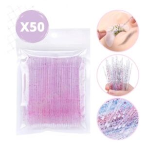 microhisopos con glitter