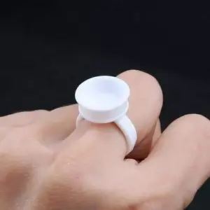 anillo redondo para adhesivo de pestañas