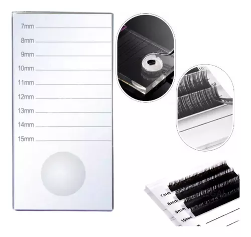cristal para extensión de pestañas