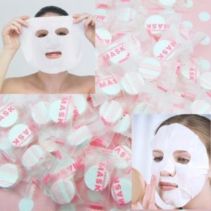 mascarilla comprimidas paquete