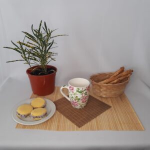 taza floreada