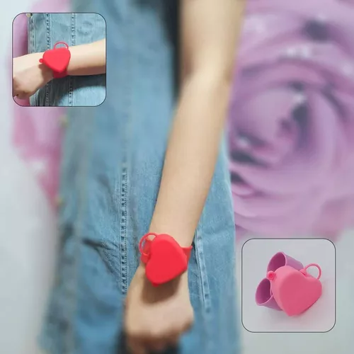 pulsera sanitizante corazón