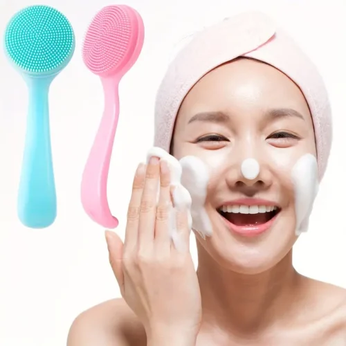 brocha de silicona para limpieza facial