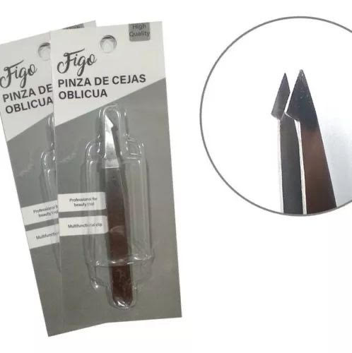 pinza cejas oblicua figo