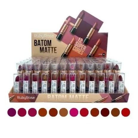 labial batom matte ruby rose