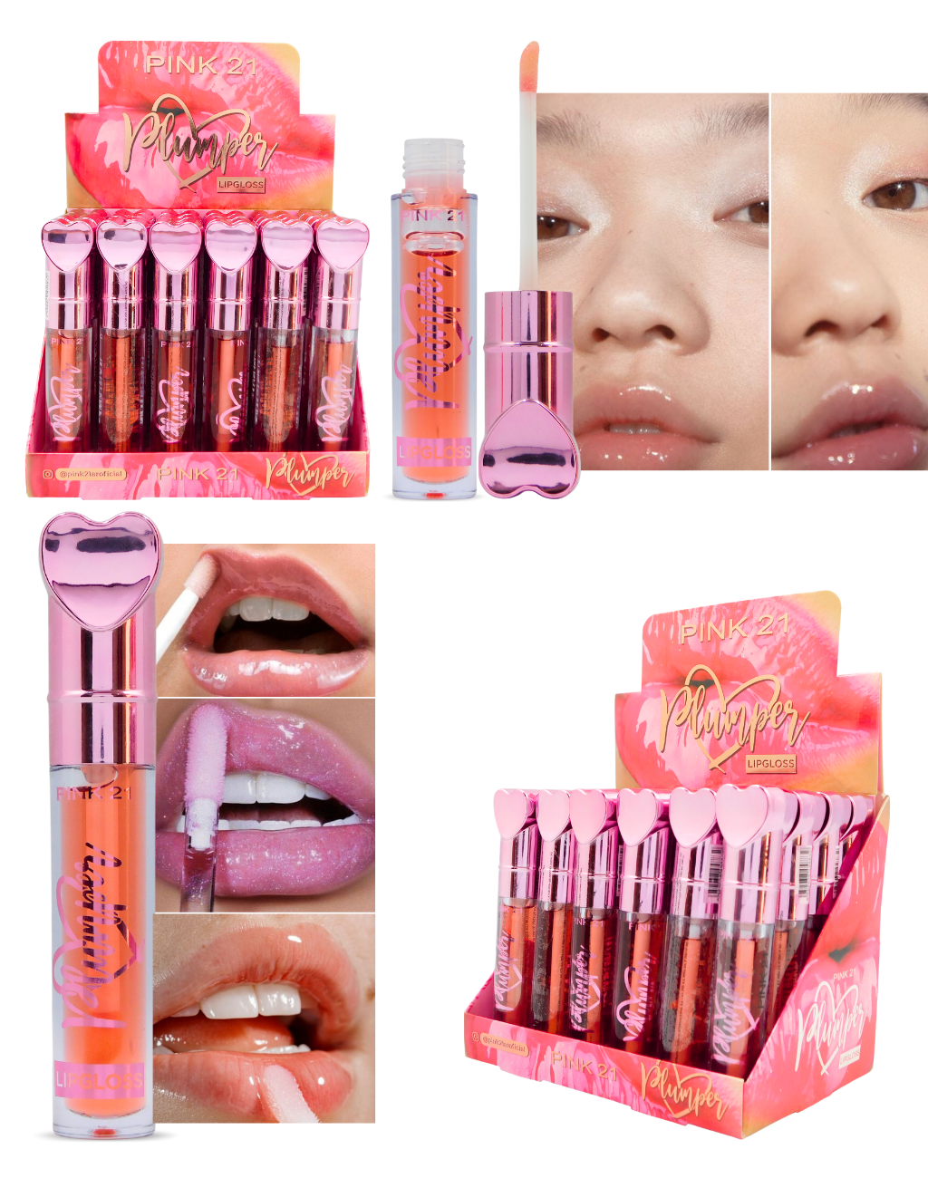 labial voluminizador pink 21