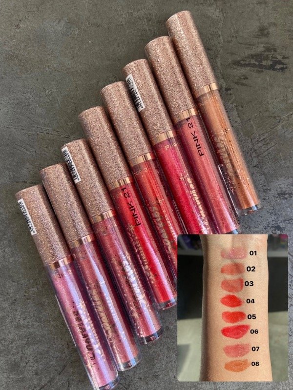 gloss sparkles pink 21