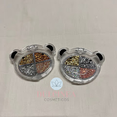sombra glitter osito pink 21