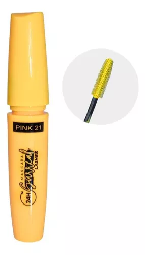 mascara de pestañas de color pink 21 amarillo