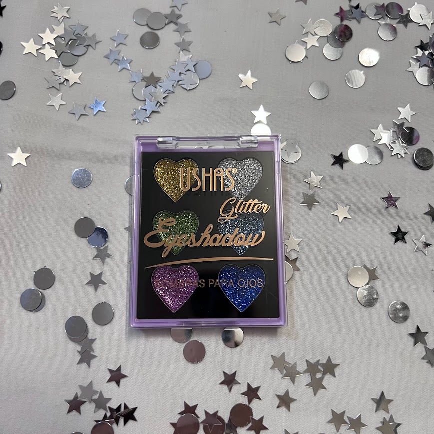 sombras glitter ushas