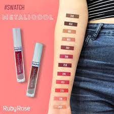 labial metalicool ruby rose