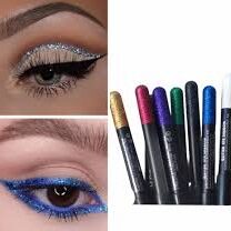 lapiz delineador con glitter