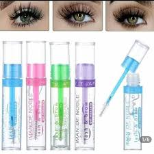 mascara de pestañas y cejas transparente