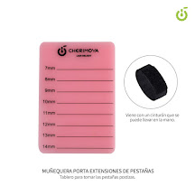 muñequera para extensiones de pestañas cherimoya