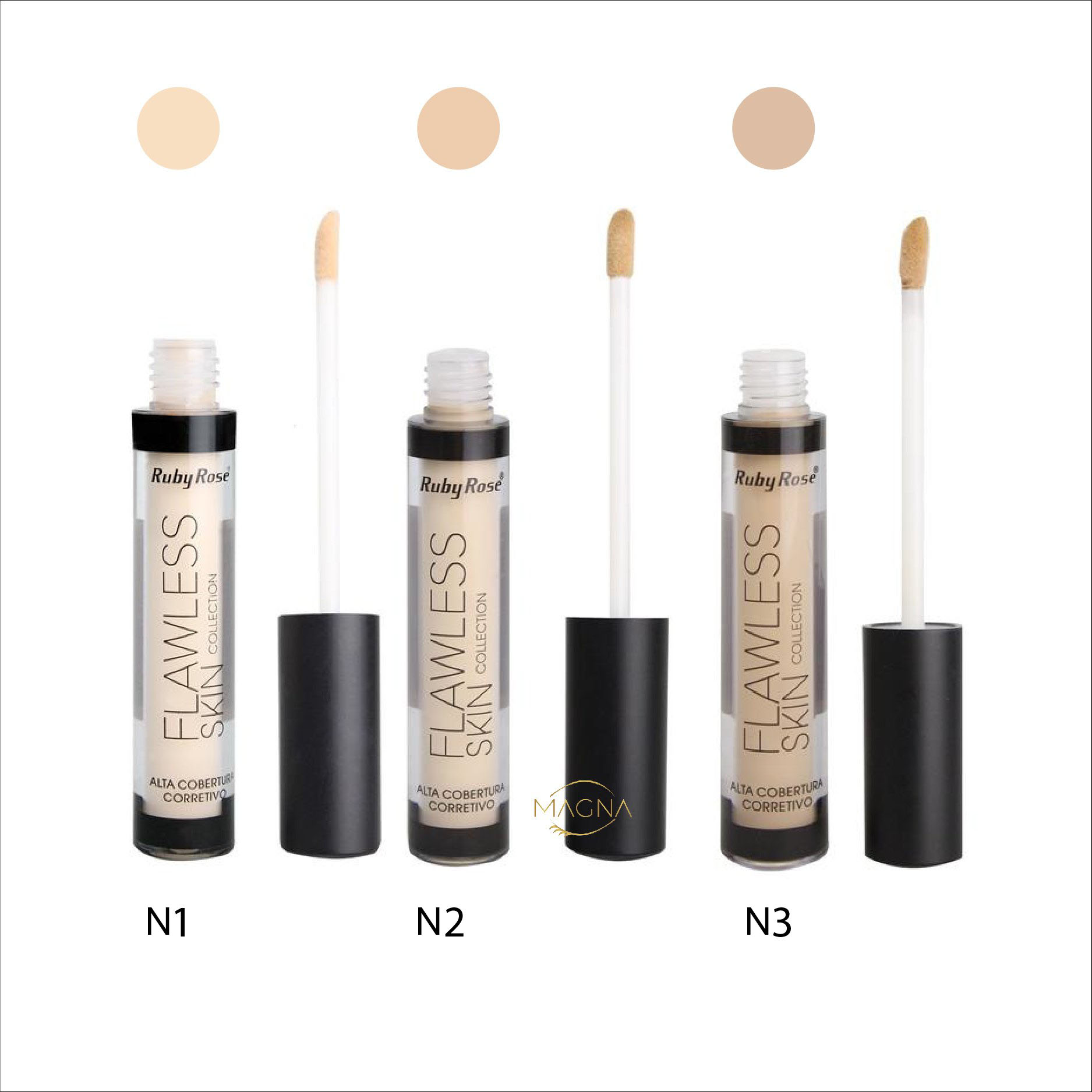 corrector liquido flawless ruby rose