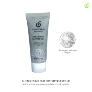 face and body glitter gel cherimoya 50g