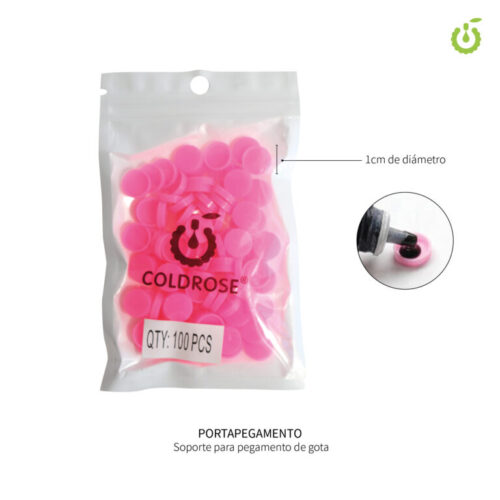porta pegamento rosa coldrose