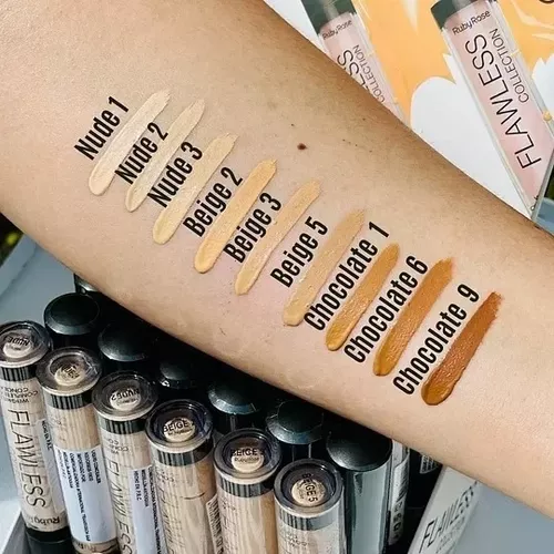 corrector liquido flawless ruby rose