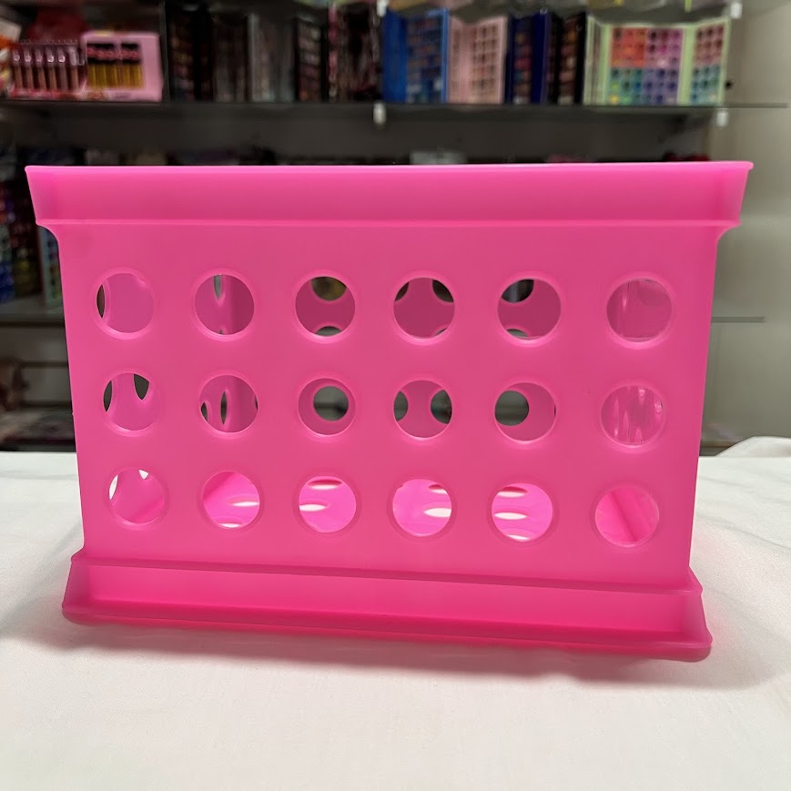 canasto rectangular rosa