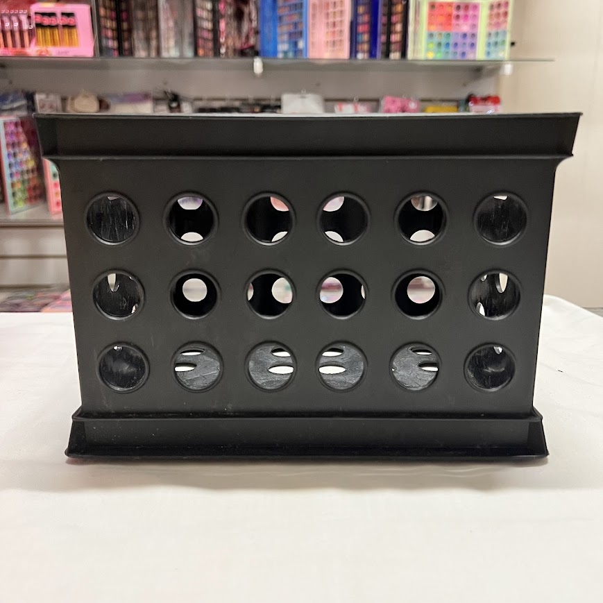 canasto rectangular negro
