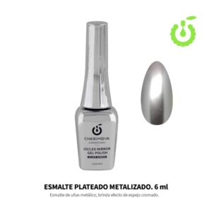 silver mirror esmalte semipermanente cherimoya