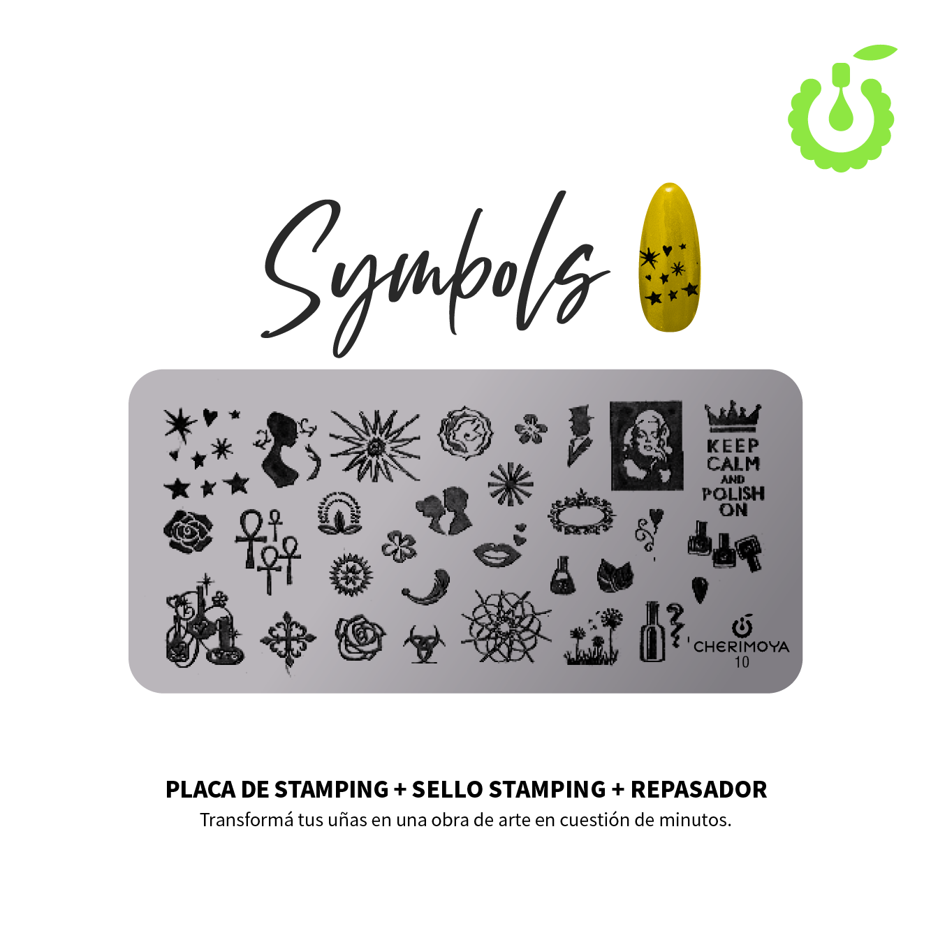 set stamping cherimoya 10