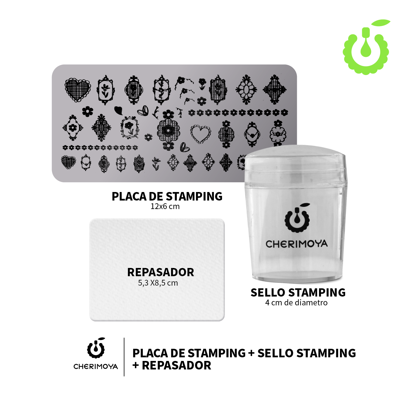 set stamping cherimoya