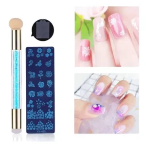 brocha para difuminar & placa stamping