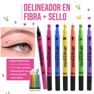 Delineador en fibra + sello PINK 21