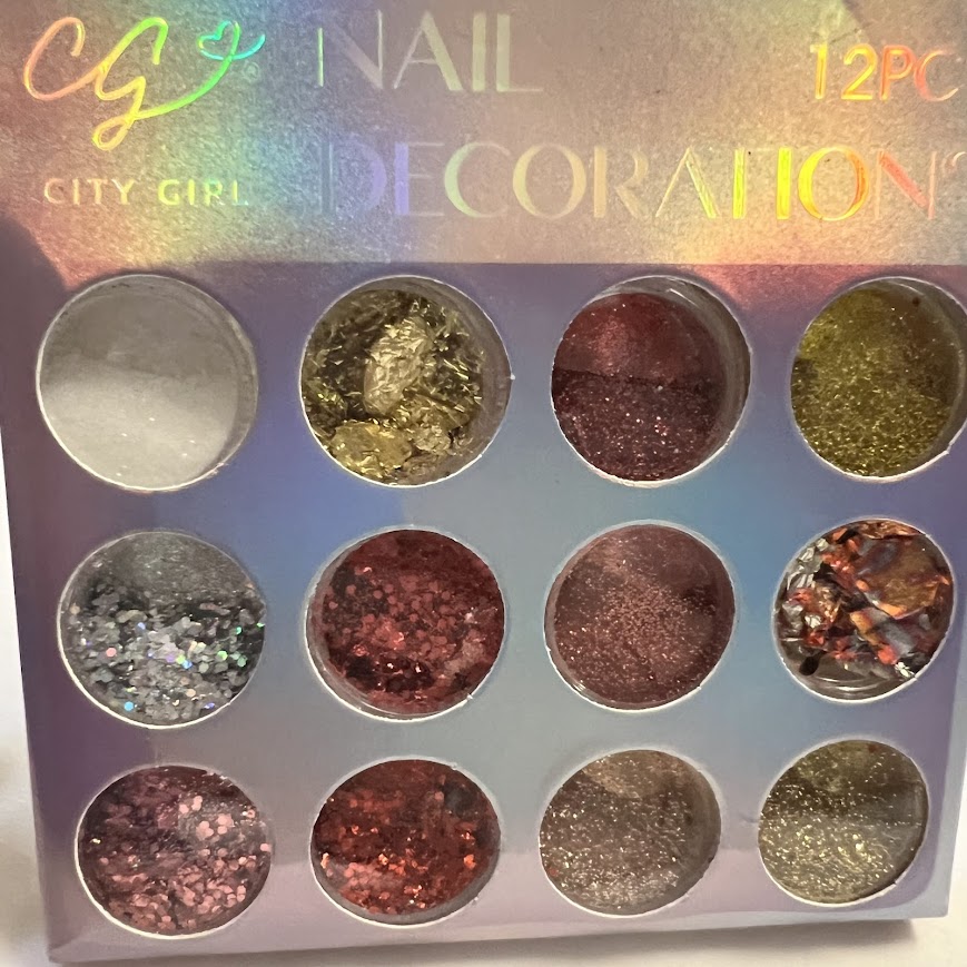 set deco city girl bronce dorado