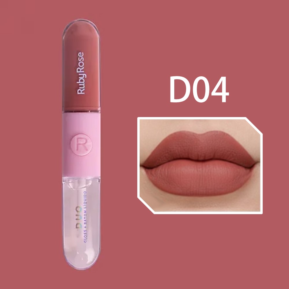 duo gloss + batom liquido mood ruby rose 04