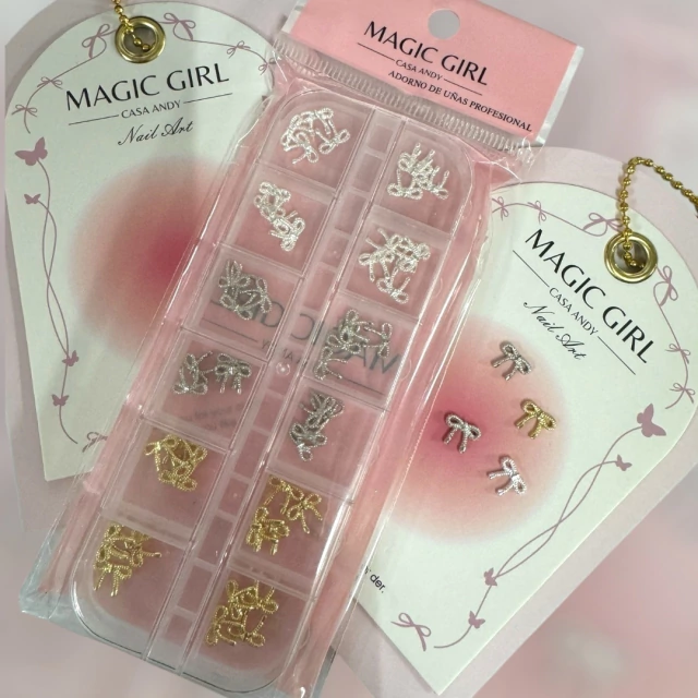 aplique moño magic girl