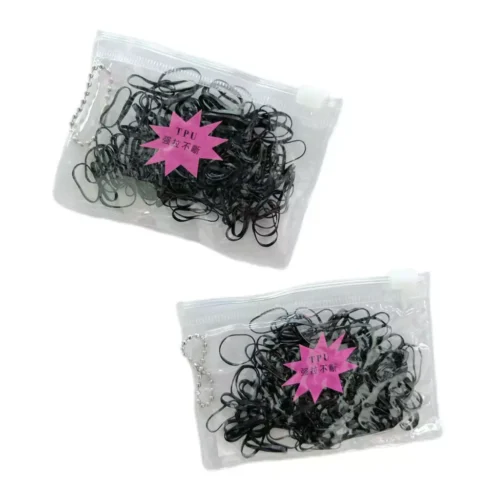 gomita para el pelo negra chica
