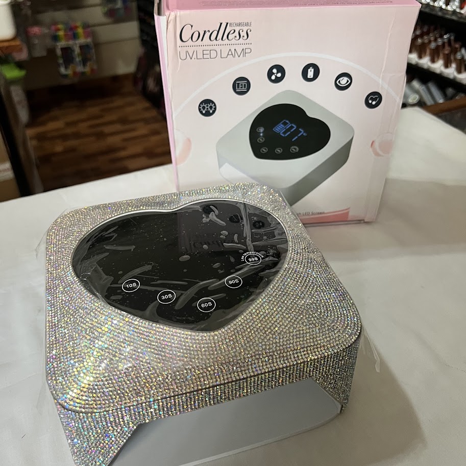 cabina con strass inalámbrica corazón cordless 72w