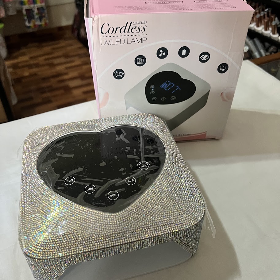 cabina con strass inalámbrica corazón cordless 72w
