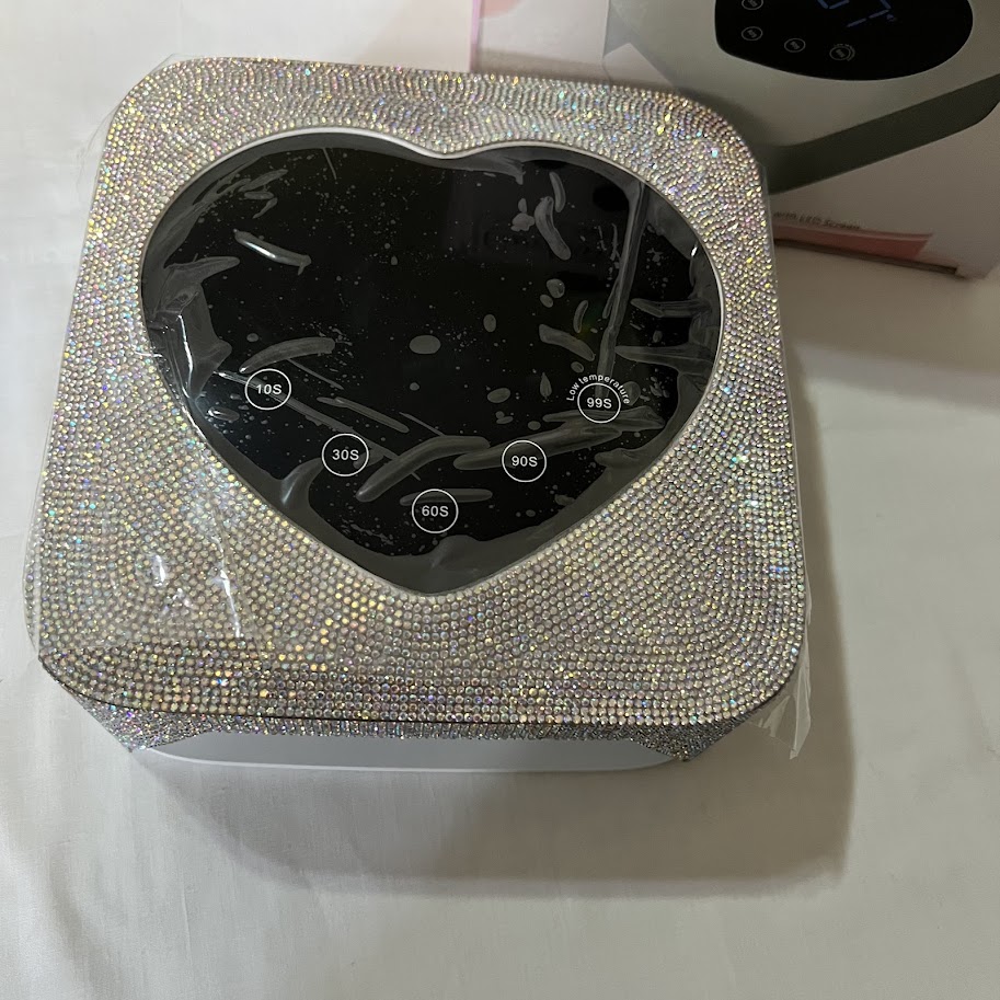cabina con strass inalámbrica corazón cordless 72w