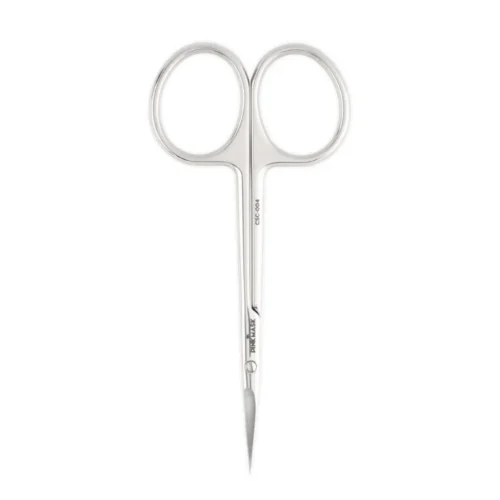 tijera cutícula cuticle scissor pro line with hook tip csc004 pink mask