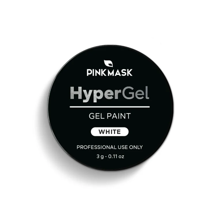 hyper gel white pink mask