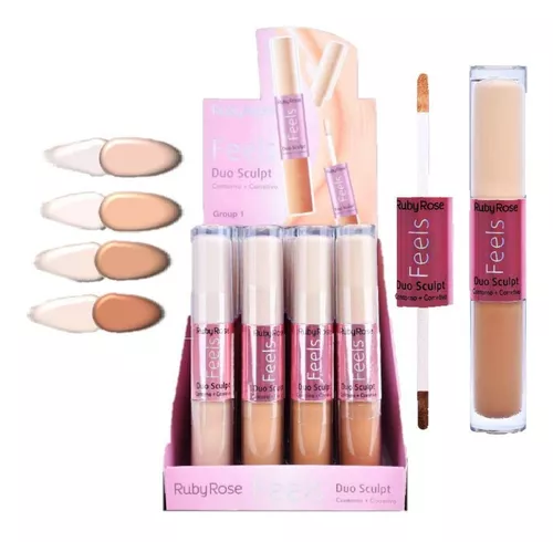 duo contorno y corrector feels ruby rose