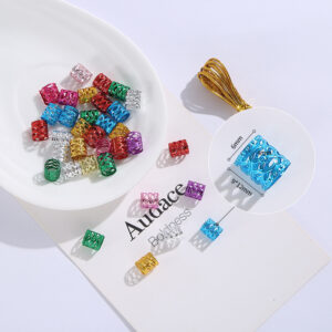 anillo de colores para trenzas