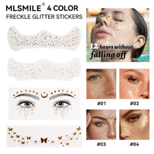 sticker glitter para rostro