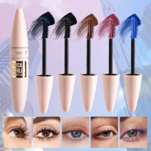 mascara de pestañas azul mlsmile
