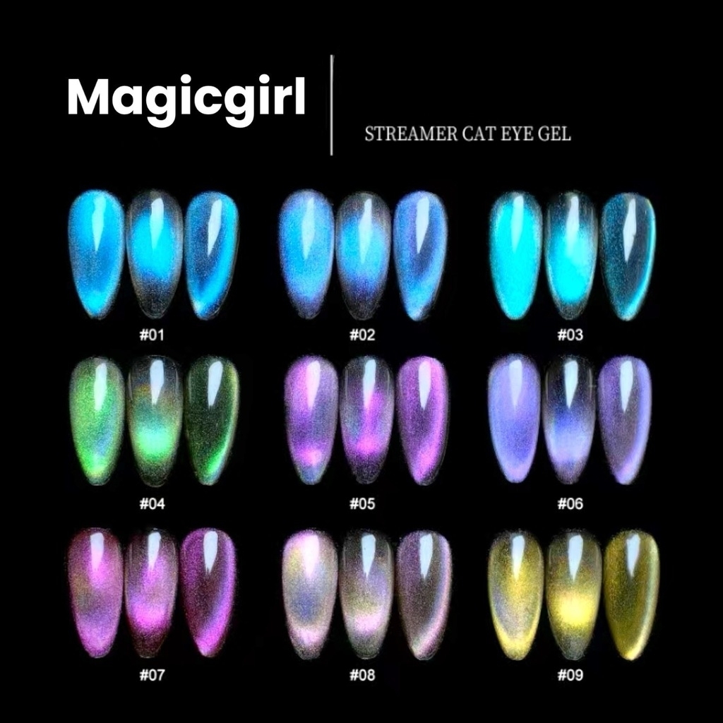 esmalte streamer cat eye magic girl