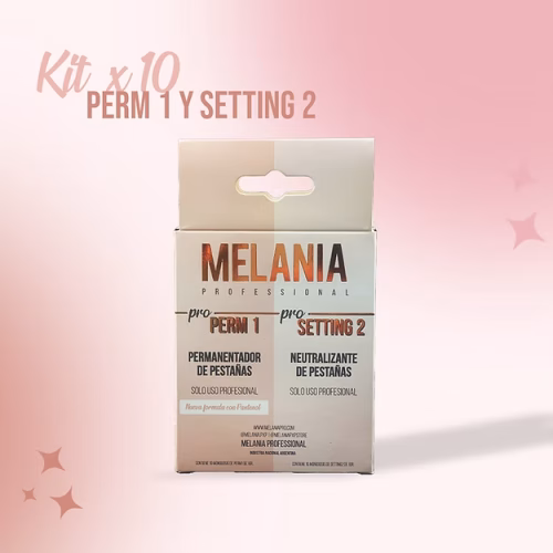 kit monodosis perm 1 setting 2 melania