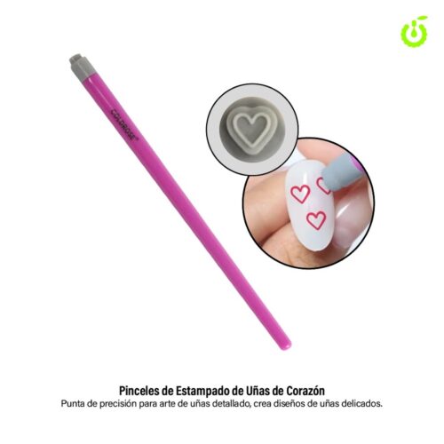 lápiz stamping corazón coldrose