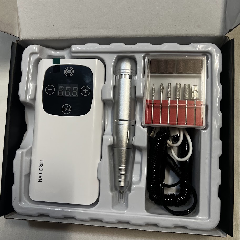 torno cabina inalámbrico nail drill machine