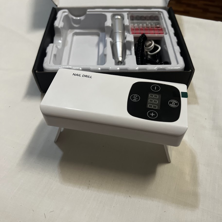 torno cabina inalámbrico nail drill machine
