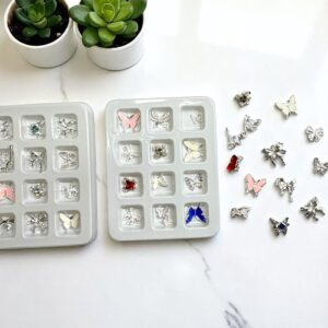 deco mariposa plateada naez