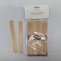espátula de madera para cera city girl